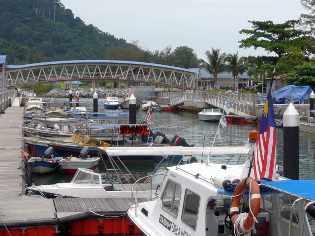 Tekek inner harbor